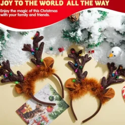 EURL 2 st Ljusa Renband med LED, Julband för Juldekorationer och Festfavörer><noscript><img width=