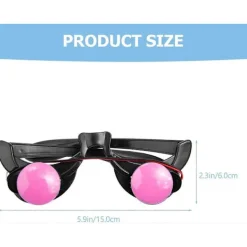 2 st Lysande Glasögon LED Ljusglasögon Självlysande Glasögon Clown Lysande Glasögon för Julfest Roliga Glasögon Rekvisita><noscript><img width=