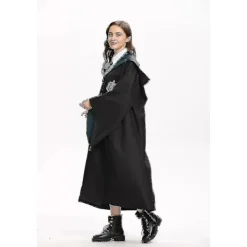 6 st magiska trollkarlsdräkter för vuxna och barn, Halloween-karnevalsfestklänning, fina dräkter för Harry Potter håll tyst> Dräkter