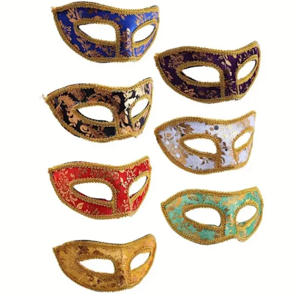 14 st Maskeradmasker, Halvmask Mardi Gras Maskeradmask Venetianska Masker Set för Halloween, Julfest> Masker