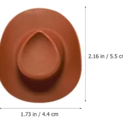 30 st Mini WESTERN COWBOY cowboyhatt Mini cowboyhatt i plast> Huvudbonader
