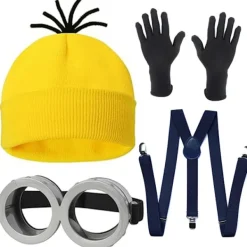 Holocky 4 st Minions Halloween Kostymtillbehör för Vuxna> Tillbehör