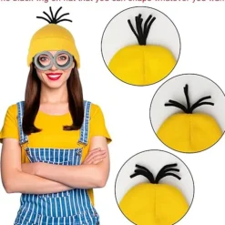 4 st Minions Halloween Kostymtillbehör för Vuxna-FA-><noscript><img width=