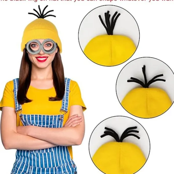 4 st Minions Halloween Kostymtillbehör för Vuxna-FA-> Tillbehör