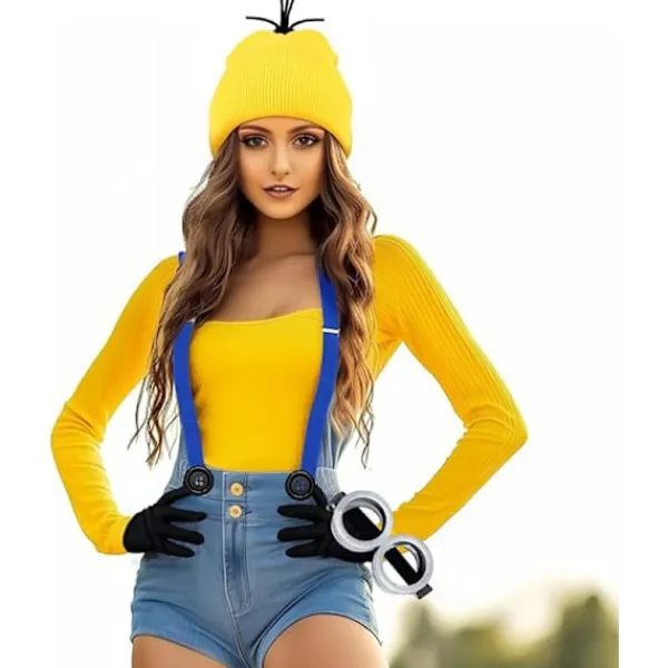 4 st Minions Halloween Kostymtillbehör för Vuxna-FA-> Tillbehör