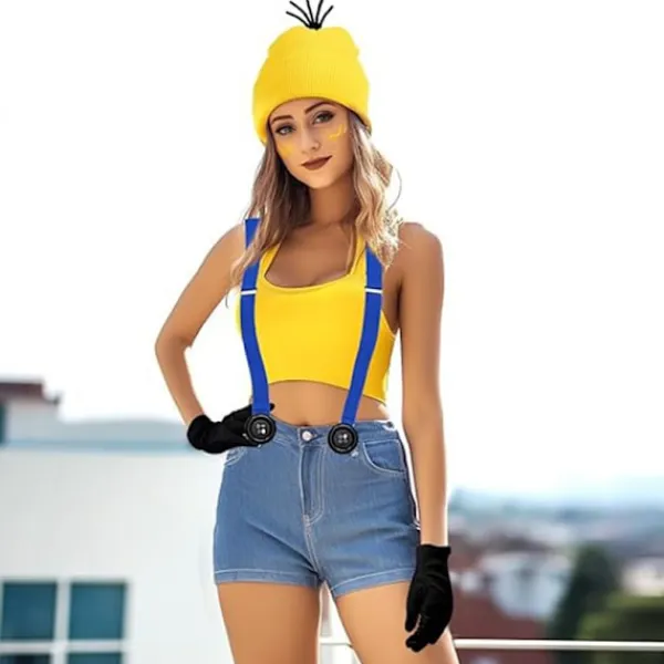 4 st Minions Halloween Kostymtillbehör för Vuxna-FA-> Tillbehör