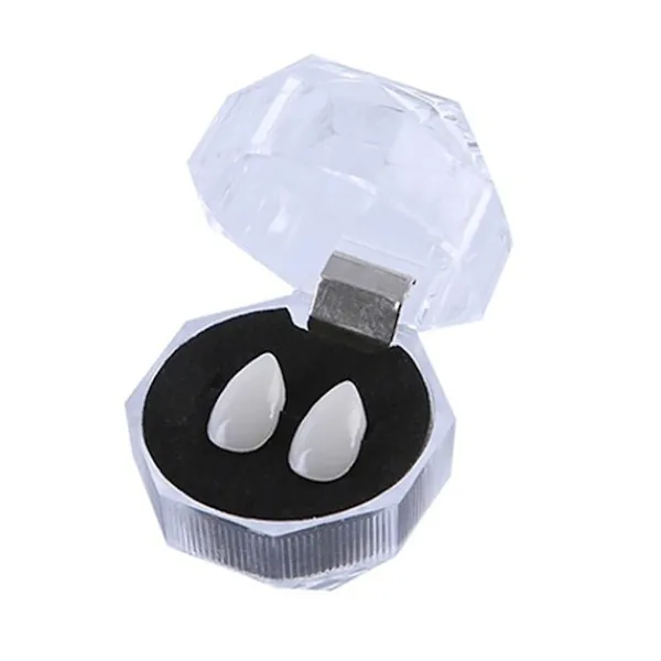 2 st 13/15/17/19mm Halloween falska vampyrtänder huggtänder proteser rekvisita festdekoration TSUNDEAU 17mm> Tillbehör