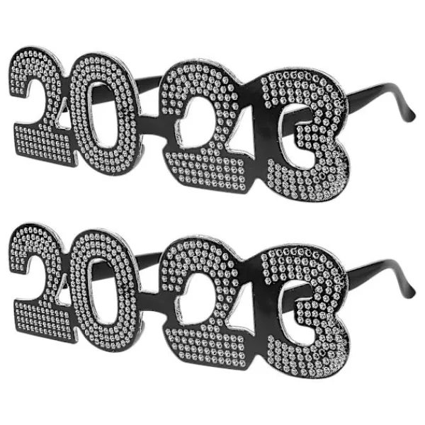 2 st Nyår Fest Cosplay Glasögon Roliga Glasögon Festival Kostym Rekvisita> Tillbehör