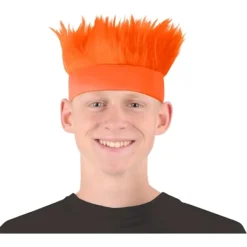 1 St Orange Hårig Huvudband Hatt För Examen Skolanda Sportsliga Evenemang Tailgate-Fester Halloween Kostymtillbehör><noscript><img width=