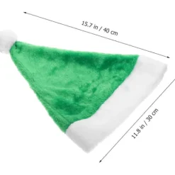 5 st Plysch Tomtehatt Kostymer för Män Bekväma Tomtehattar Julfesthatt Tomtehatt Julkostym Varm Tomtehatt Kort plysch><noscript><img width=