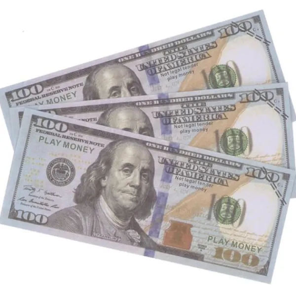 500 st. Rekvisita Dollarsedlar Replika Dollarsedlar Falska Lekpengar Souvenirsedlar Falska Dollarsedlar För Hemfest Filmreklam Nyhetsrekvisita Ga> Tillbehör