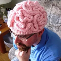 FMYSJ 1 st Rolig Stor Hjärna Hatt för Kvinnor - Nyckfull Hjärnblomma Design, Lättviktig Varm Vinterhatt, Ljusrosa Halloween Kostymtillbehör & Ca (FMY) 1pc | Fyndiq><noscript><img width=