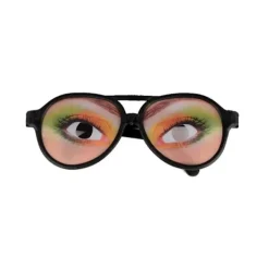 6 st Roliga Glasögon med Ögon Festglasögon för Barn Vuxna (Slumpmässigt Mönster)><noscript><img width=