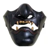 1 st Samurai Mask Ghost of Tsushima Mask Ond Demon Kabuki Samurai Oni Mask för Halloweenfestrekvisita> Masker