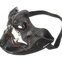 1 st Samurai Mask Ghost of Tsushima Mask Ond Demon Kabuki Samurai Oni Mask för Halloweenfestrekvisita> Masker