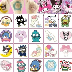 Estone 20 st Sanrio & Vänner Tatuering Klistermärken Födelsedagsfest Favörer Godispåse Fyllning> Smink