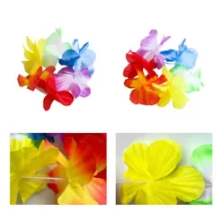 5 st/ set Hawaii Fancy Dress Gräskjol RÖD> Tillbehör