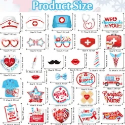 OCEAN 30 st Sjuksköterska Fotobås Rekvisita Sjuksköterska Examensfest Dekoration Fotobås Rekvisita Sjuksköterska Selfie Rekvisita><noscript><img width=