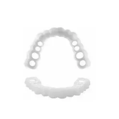 1 st Smile Snap On Övre Falska Tand Fanér Proteser Falska Tänder Omslag Tw> Tillbehör