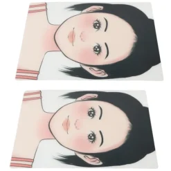 2 st smink ansiktsmålning övningstavla tvättbar återanvändbar ansiktsmålning övningstavla för scen hem><noscript><img width=