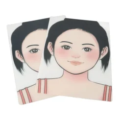 2 st smink ansiktsmålning övningstavla tvättbar återanvändbar ansiktsmålning övningstavla för scen hem><noscript><img width=