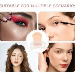 2 st Sminkverktyg för Ögonfransschabloner Återanvändbara Kosmetika Bottenstämpel><noscript><img width=