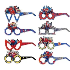 8/16/24 st Spindelmannen Tema Roliga Partyglasögon för Party Fotobås Rekvisita Party Tillbehör Nyhetspresenter -NMAOV> Tillbehör