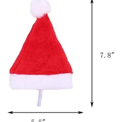 GGNO 5 st Söt Hund & Katt Jultomteluva Justerbar 3D Jultomteluva> Huvudbonader