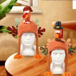 FMYSJ 1 st/2 st Thanksgiving 3D kalkonhattdekoration, lämplig för män och kvinnor, plyschhattdekoration, lämplig för Thanksgiving-fester, Thanksg (FMY) 1pc female | Fyndiq><noscript><img width=