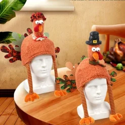 FMYSJ 1 st/2 st Thanksgiving 3D kalkonhattdekoration, lämplig för män och kvinnor, plyschhattdekoration, lämplig för Thanksgiving-fester, Thanksg (FMY) 1pc female | Fyndiq><noscript><img width=