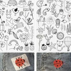 2 st stygn Broderipapper Handsömnad Stabilisatorer {yh}><noscript><img width=