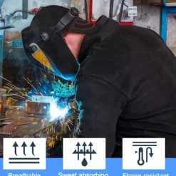 2 ST Svetsmössa Skyddshatt Krona Svetsarhattar><noscript><img width=