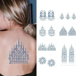 1 st Thailand Spike Juice Tatuering Klistermärken Semi Permanent Slitstark Vattentät W2Q1> Smink