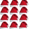 12 st Tomteluvor - Julfest Hattar Maskerad Julluvor eller Tomtekostym för Julfest Kontorsfest Tomteluva Bulk> Huvudbonader