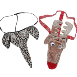 2 st Trosor Herr Underkläder T-Ryggstringkalsonger Herr Sele Elefant G-String T-String Tanga> Dräkter