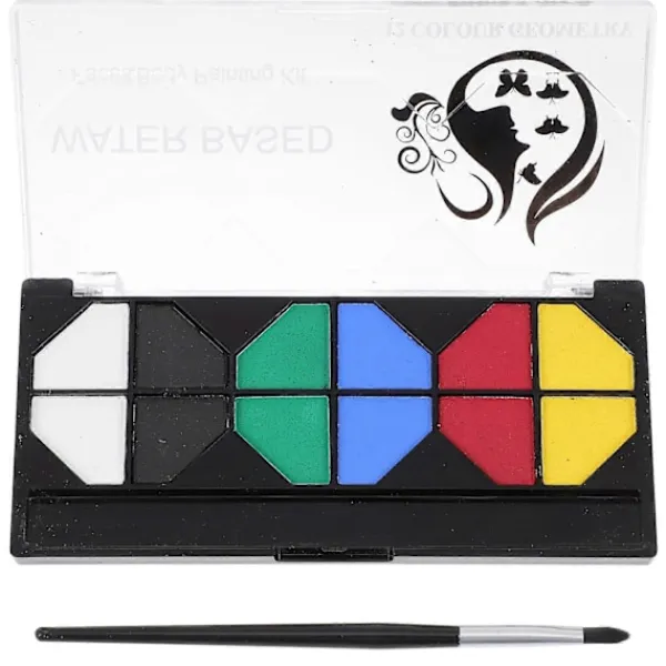 1 st Vattenlöslig Ansiktsfärg Smink Ansiktsmålning Maskerad Kroppsfärg> Smink