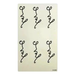 1 st Vattentät Temporär Tatuering Räv Kroppskonst Sexig Harajuku För Man Kvinna Henna Falska Flash Tatuering Klistermärken> Smink