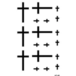 1 st Vattentät Temporär Tatuering Räv Kroppskonst Sexig Harajuku För Man Kvinna Henna Falska Flash Tatuering Klistermärken> Smink