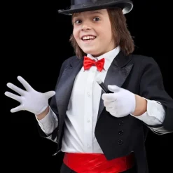 8 st Vita Handskar Vita Bomullshandskar Cosplay Kostym Klänningshandskar Handleds Formella Handskar för Fest><noscript><img width=