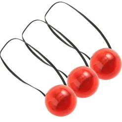 3 st Vuxen Barn Ljus Lysande Röd Näsa LED Clown Näsa Utklädningsrekvisita Scenrekvisita, 100% Helt Ny><noscript><img width=