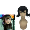 1 Styck Elf Hotel Vampyrdotter Mavis Omvänd Svart Sho> Peruker