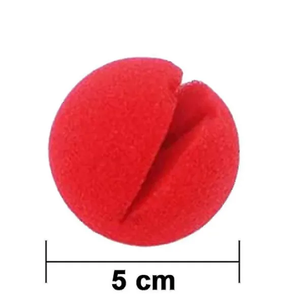 25 stycken Cirkus Clown Näsa Kostymer Jul Halloween Dekorationer> Tillbehör