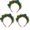 3 stycken juldiadem Festtillbehör Klädselgåva Chr> Tillbehör