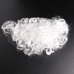 ATELA 2 stycken julskägg Fejkvita skägg Tomteskägg Julfesttillbehör Skäggtillbehör><noscript><img width=