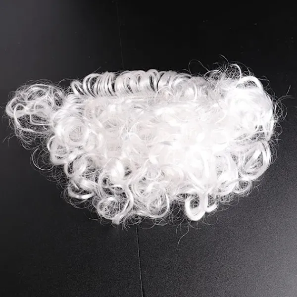 2 stycken julskägg Vita falska skägg Tomteskägg> Tillbehör