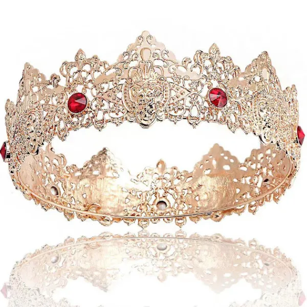 2 stycken kungliga kronor för balen, kungakronor för män> Huvudbonader