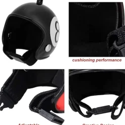 3 stycken kycklinghjälmar, fågelskyddshjälm, kycklinghjälmhatt, justerbar kycklinghuvudskydd för kyckling, för fjäderfähuvudskydd><noscript><img width=