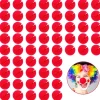 unbranded 60 stycken röda clown-näsor Cosplay-näsor Skumnäsor för julkarneval Maskeradfest Utstyrsel> Tillbehör