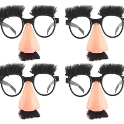 OCEAN 4 stycken stora näsor roliga glasögon Halloween glasögon stor näsa Hallow> Tillbehör