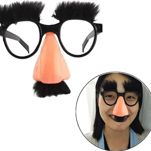 OCEAN 4 stycken stora näsor roliga glasögon Halloween glasögon stor näsa Hallow> Tillbehör